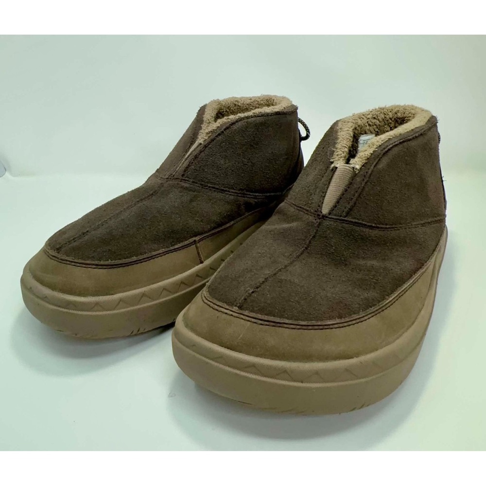NEW Reef Rambler Hi Boots Men's Size 12 Chocolate Brown Suede Slip On Comfort